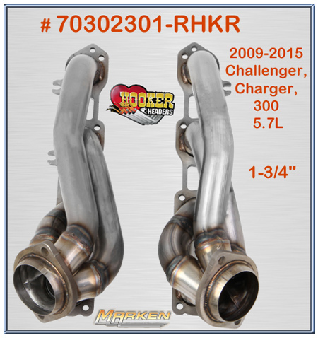 Hooker Headers For 5 7l 6 1l 6 4l Hemi